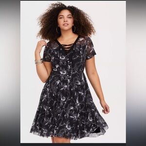 Torrid Tim Burton Nightmare Before Christmas Dress